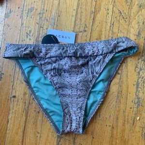 Pacsun snake skin brand new bikini bottoms